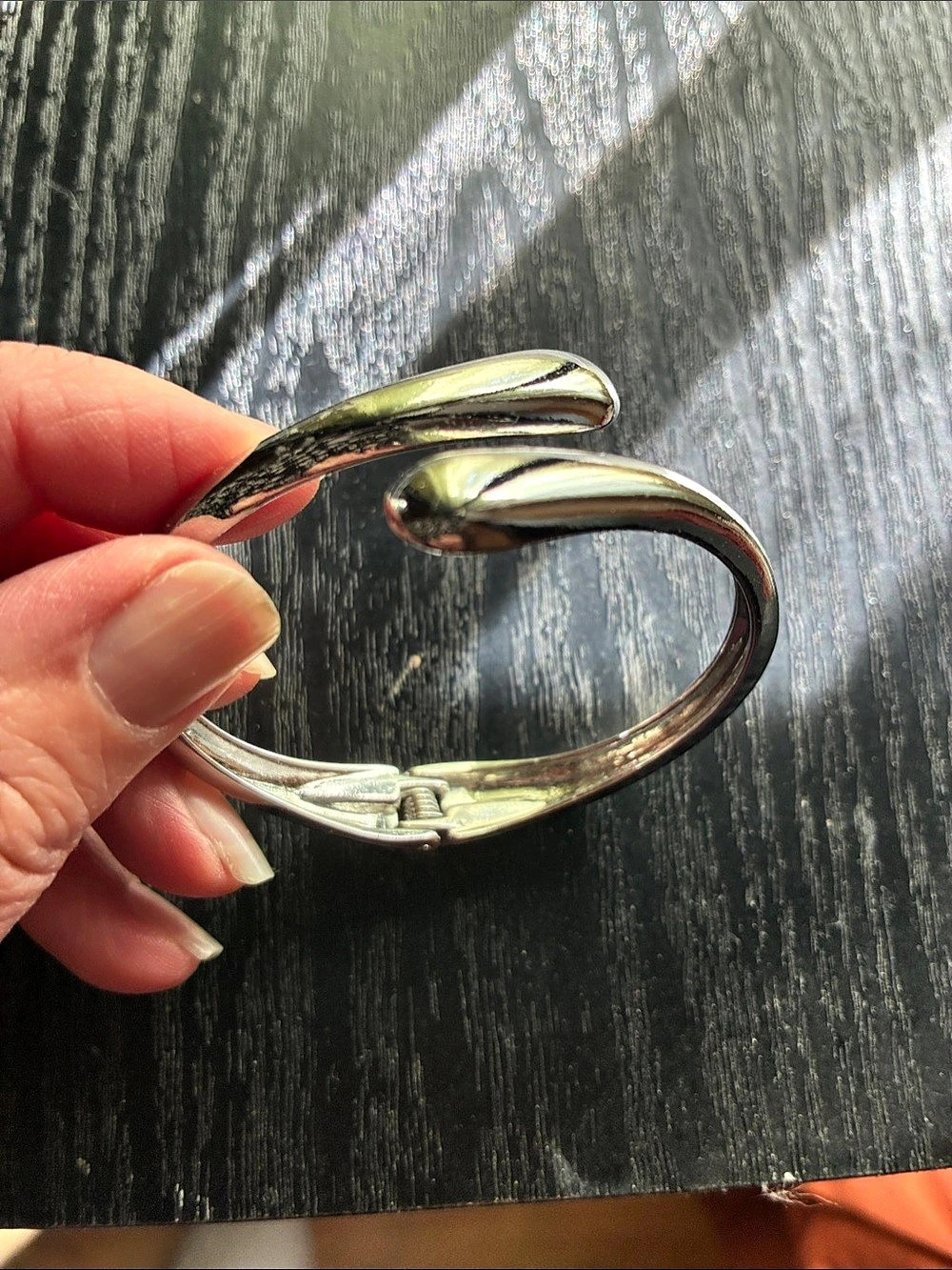 Silver-Tone Cuff Bracelet